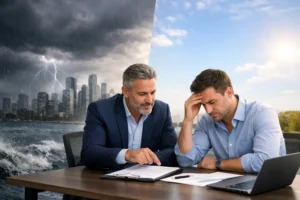 ליווי עסקי ומתן פתרונות למצבי משבר אילוסטרציה למאמרו של יניב לס יועץ עסקי פיננסי